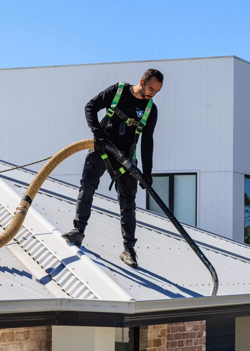 Vacuum Gutter Cleaning