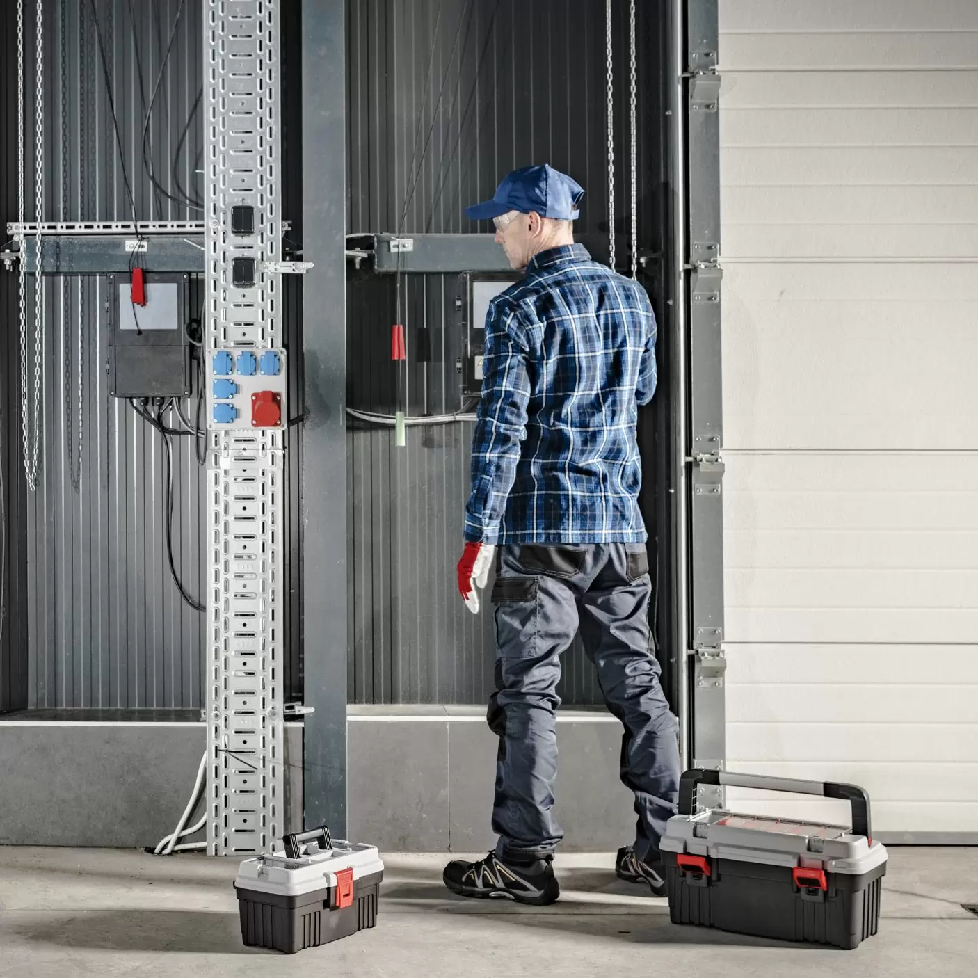 industrial-warehouse-gate-technician-work